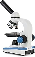 Vista 4 de Microscopio compuesto sin cuerdas con lentes y luz led AmScope m150 C-i 40x -1000x.