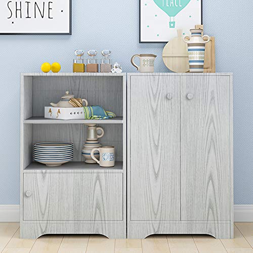 Wood Grain Wallpaper Self Adhesive Gray and White Wood Peel and Stick Wallpaper 17.7”x118\"Wood Grain Texture Stick and Peel for Furniture Decorative Wall Desktop Removable Waterproof Vinyl Shelf Paper - Thumbnail 5