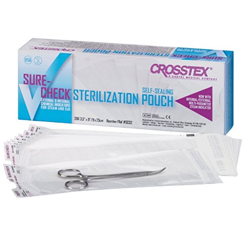 CROSSTEX SURE-CHECK STERILIZATION POUCHES