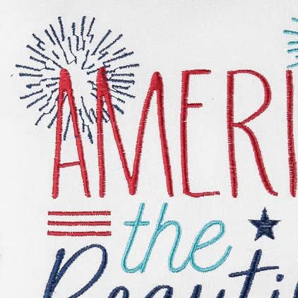 Miniatura 3 de C&F Home America The Beautiful - Almohada bordada para el 4 de julio, temática patriótica de Estados Unidos, Día de la Independencia de Estados
