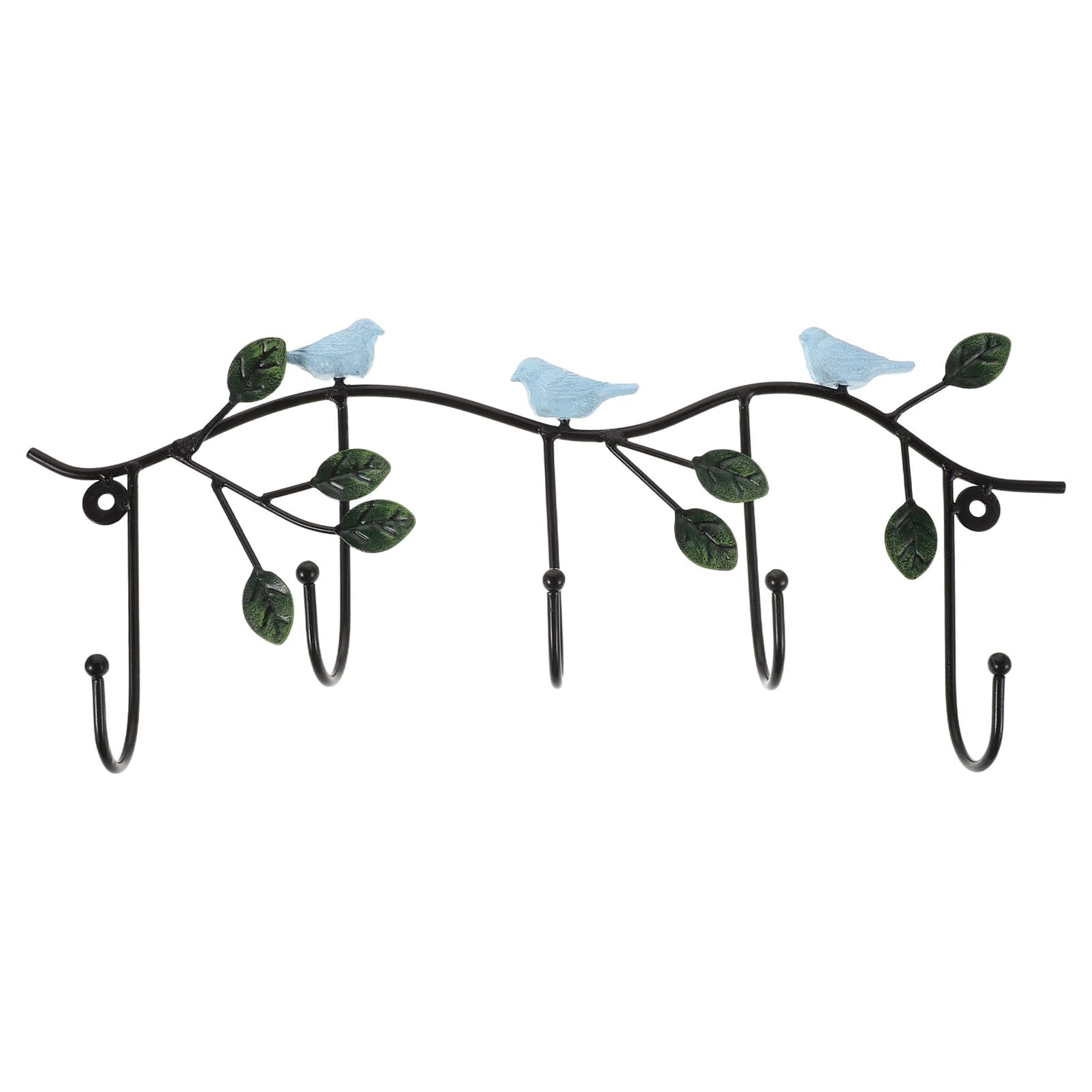 Patère murale oiseau en métal : la solution pour ranger vos clés et paquets
