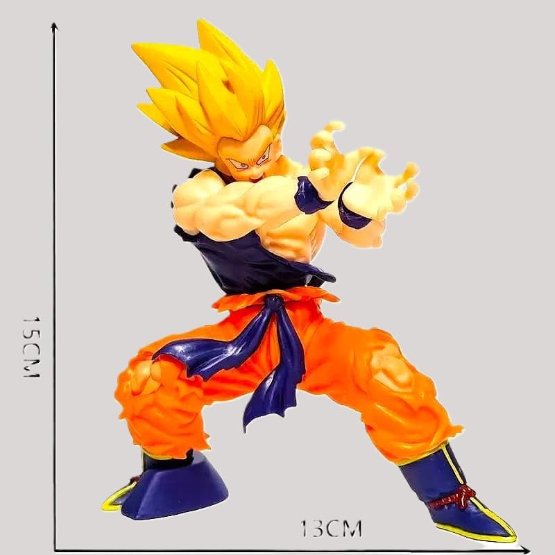 Image of Awestuffs DBZ Goku Large Action Figure Limited Edition Figure Manga Toy Collectible (Go-ku Power Hand)