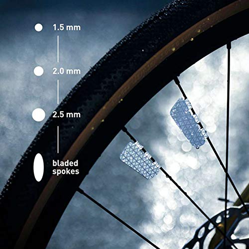 YZCH Bike Lights Bike Reflectors 4/8pcs Ride