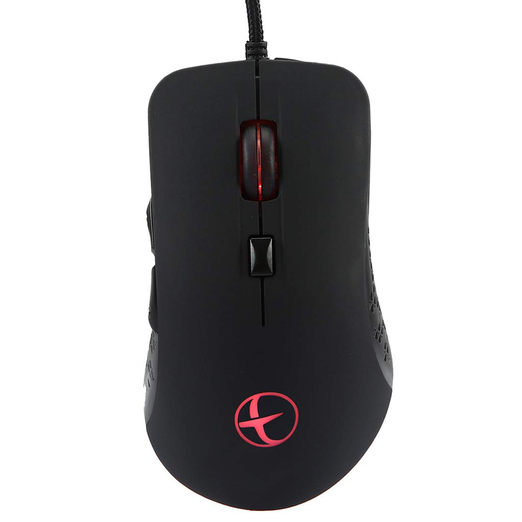 Maxtonser Multi-Function Winter 2400 DPI Heating Warmer Hands USB Gaming Mouse for Desktop Notebook Computer Laptop