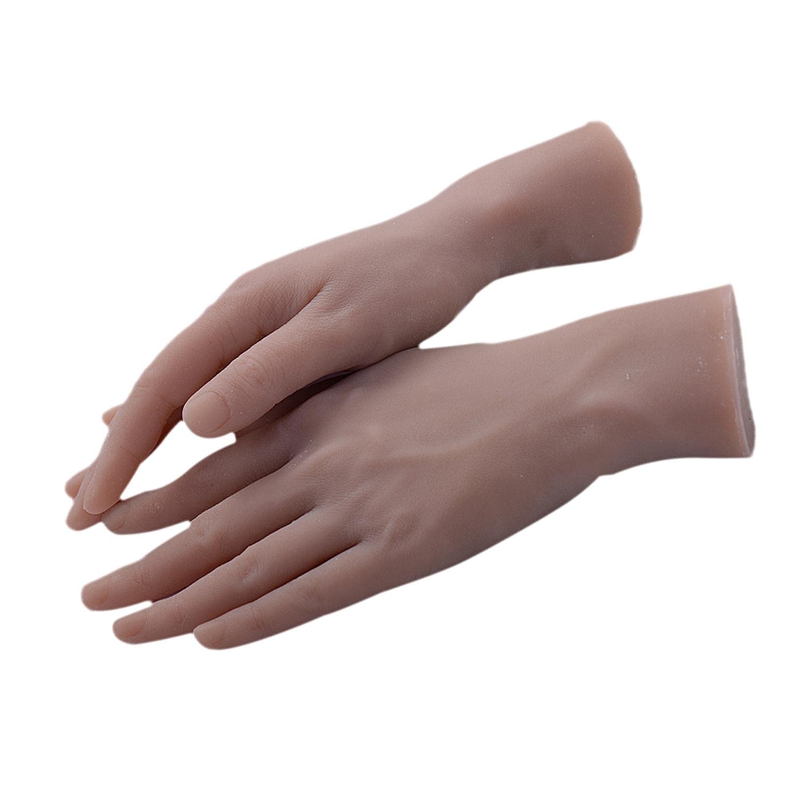 Dekohand - Manichino a forma di mano, supporto per anelli, bracciale, orologio da parete