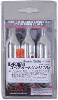 Barbieri Cartouches 16 Gr - Accesorio para Bombas de Bicicletas, Color Azul, Talla 16 g