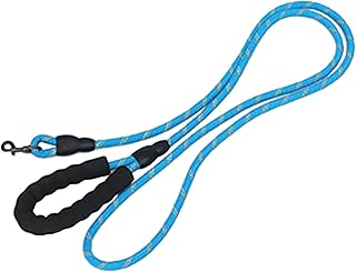 NorthPada 12mm Dog Lead, Reflective Heavy Duty Rope for Medium Dogs, 2 Metres with Handle, Blue product image