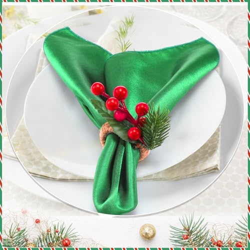 Servilletas de Tela Navidad Preboun 24 Piezas 43x43 cm miniatura 2