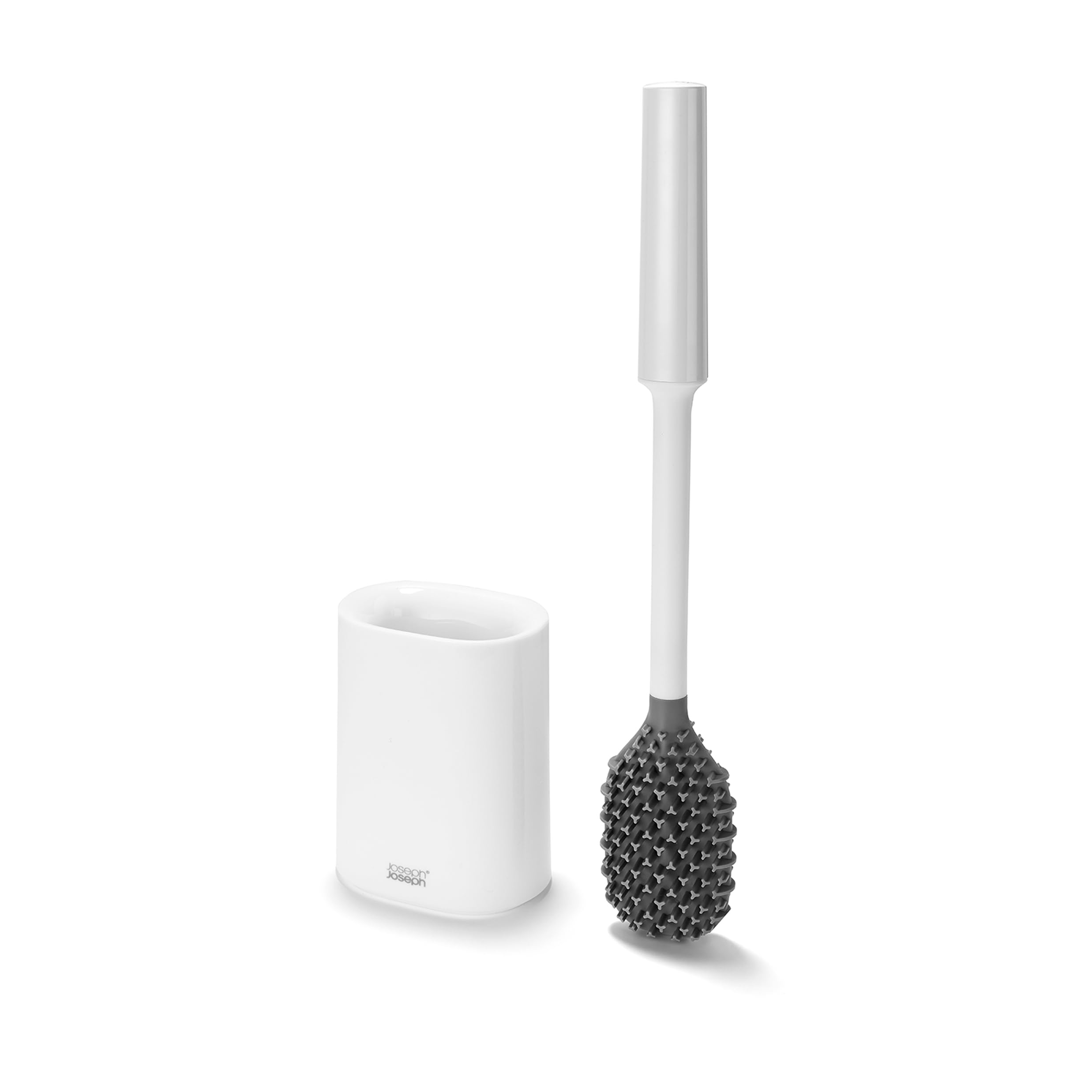 Joseph Joseph Flex TriBlade Lite Toilet Brush with Holder White Hygienic