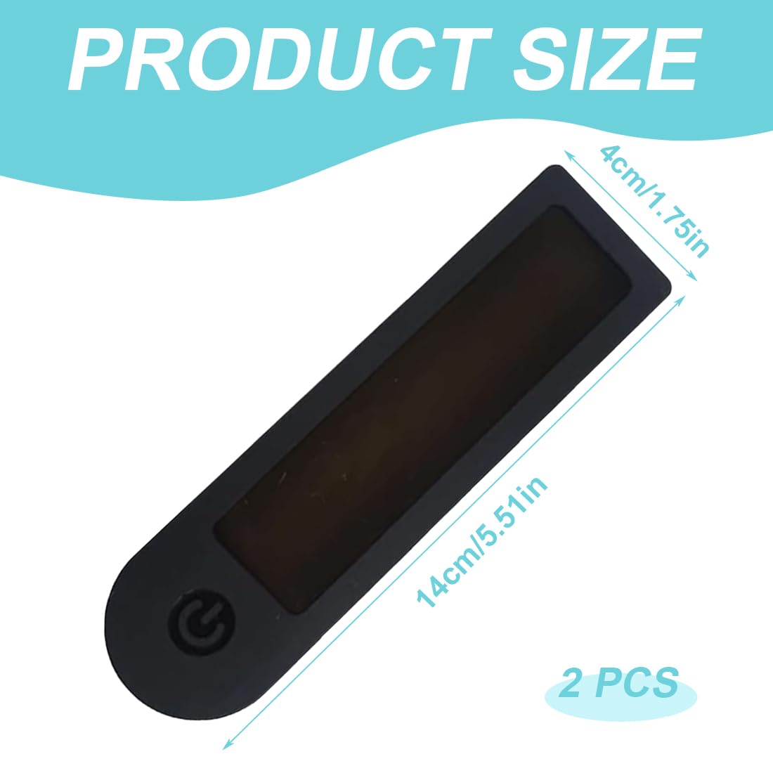 Housse de Protection Universelle pour Panneau d'affichage, Étanche, en Gel de Silice, Accessoires de Sports motorisés pour Scooter électrique, Pièces détachées en silicone pour scooters