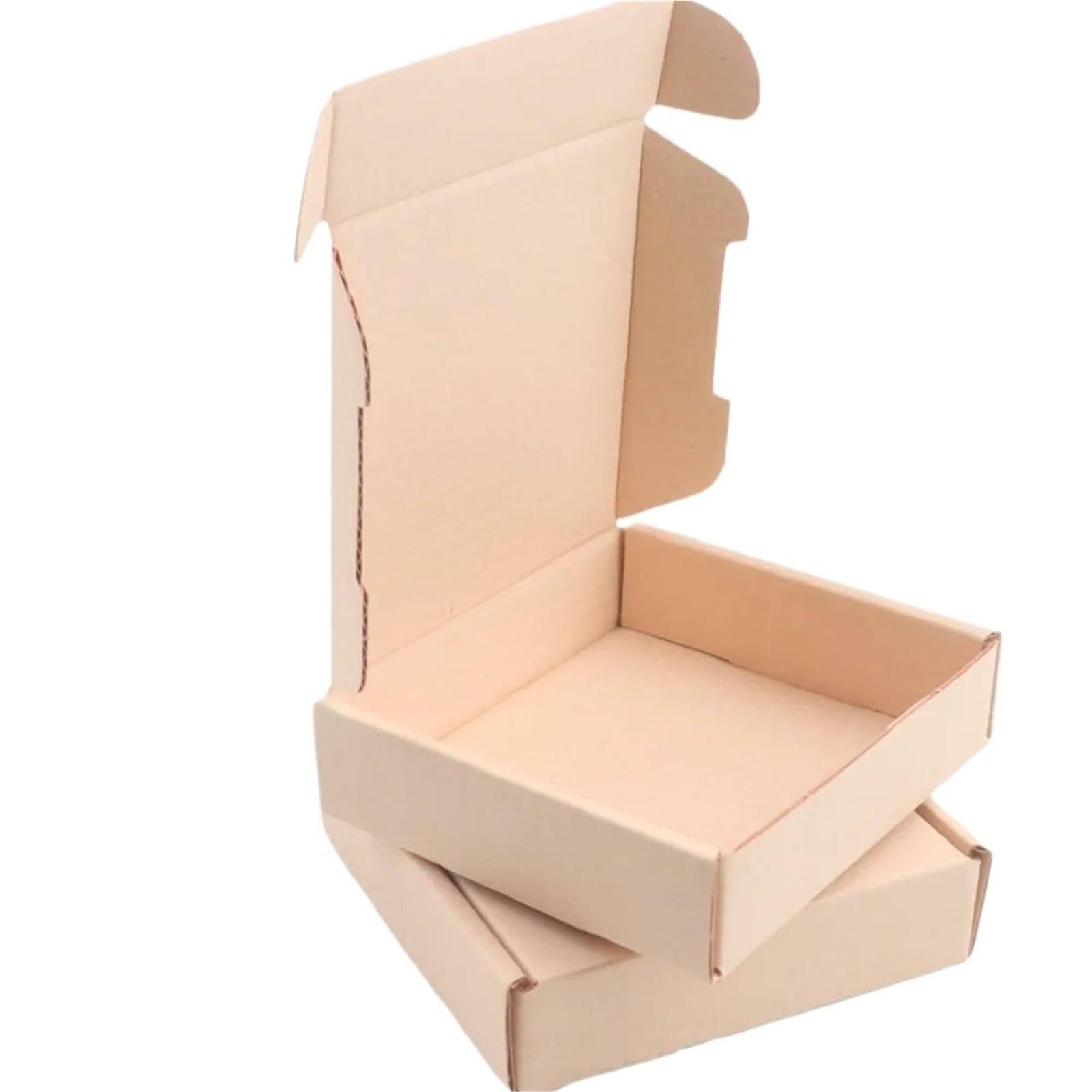 Confezione a colori da 20 pezzi 13x8x2,5 cm Per l'Imballaggio | Scatole postali for imballaggio di piccole dimensioni con scatola ondulata vuota a 3 strati(Pink2)