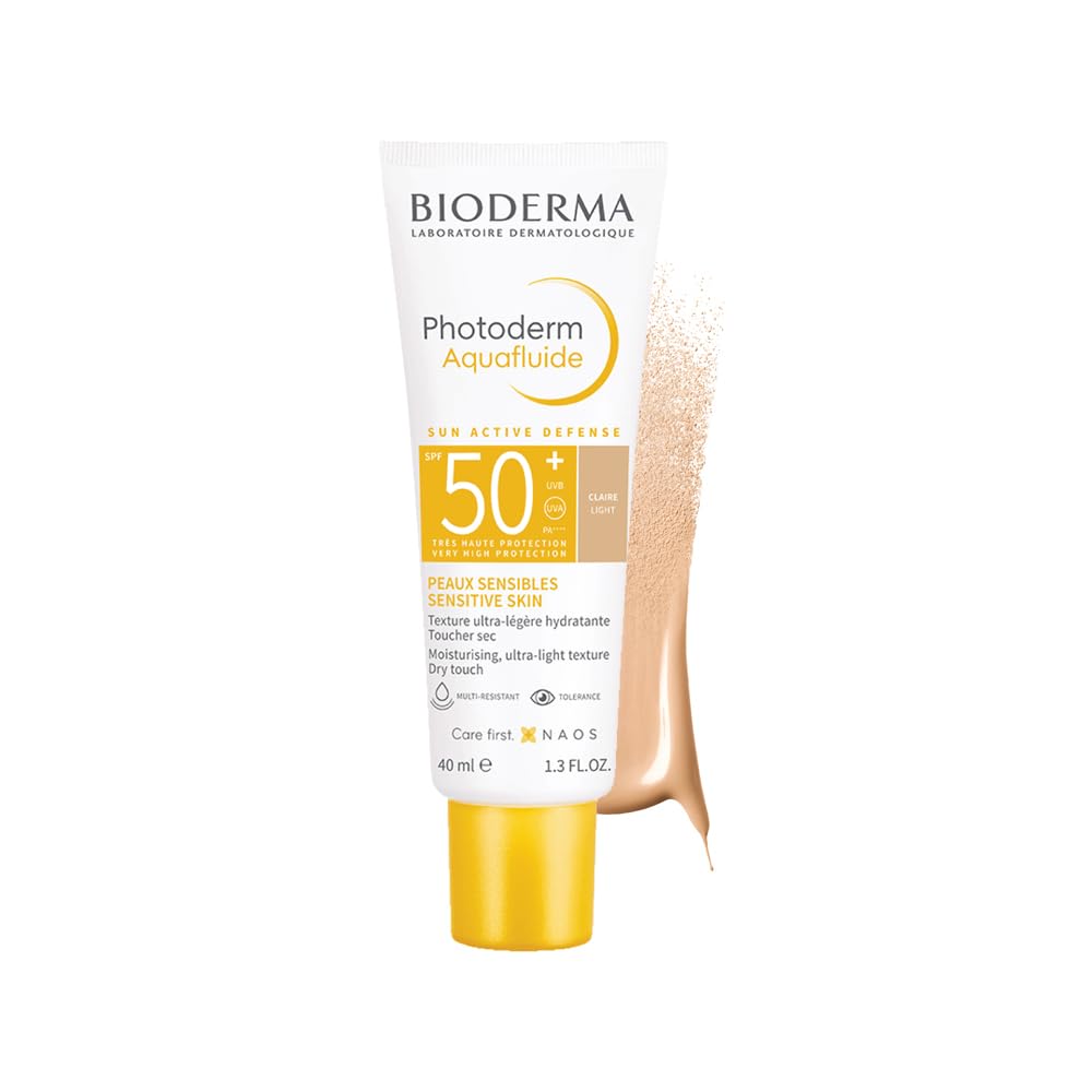 Bioderma Photoderm Aquafluide Claire SPF 50+ PA++++ Tinted Sunscreen for All Skin Types | In Vivo Tested