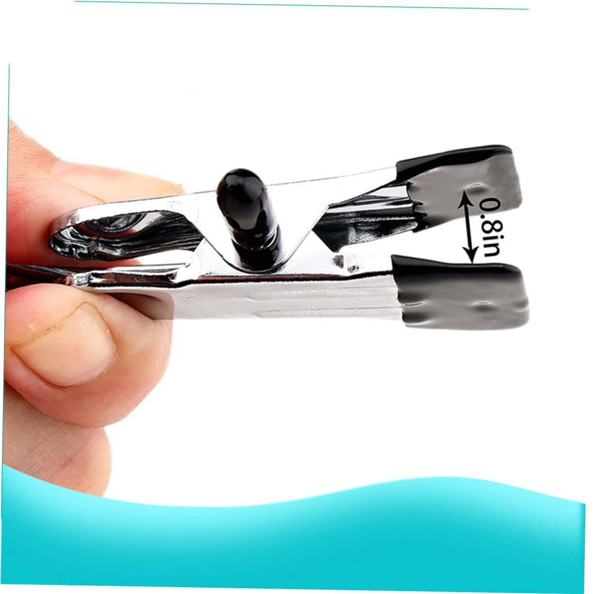 CHILDWEET 10pcs Clip Snap Hook Coat Hangers Metal Hanger Hook Hanger Accessories Clothes Hanger Hook