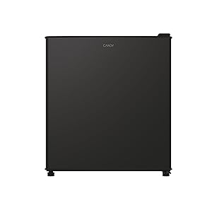 Candy CHASD4351EBC, Frigorífico Mini, Bajo Encimera, Ancho 44,5cm, Altura 51cm, Capacidad 43L, 2 Estantes en la Puerta, Control Interno Mecánico de la temperatura, Iluminación LED, 37DB, Negro