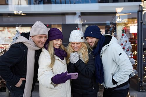 Funky Junque Cozy 3-Piece Winter Set - Matching Hat, Scarf & Gloves for Women3