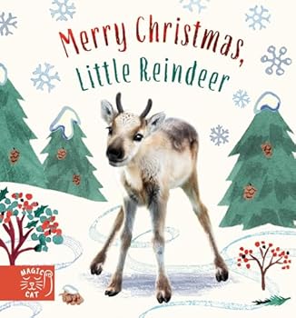 Hardcover Merry Christmas, Little Reindeer Book