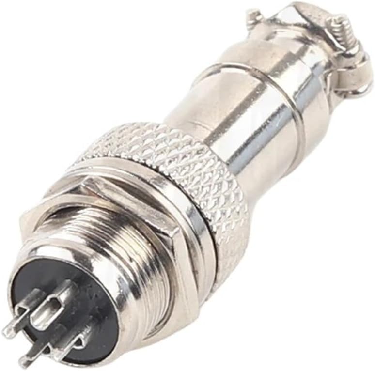 GX12 Nut Type Cable Connectors 2/3/4/5/6/7 Pin Sockets and Plugs(GX12-4L)