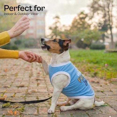 Parisian Pet Dog Shirt – 100% Cotton Shirts for Large Dogs – Sleeveless Puppy Vest – Lightweight and Breathable Pet Apparel – Pullover Summer Dog Clothes - Stretchy Funny T Shirts for Dogs by Parisian Pet - Used condition - Image 4