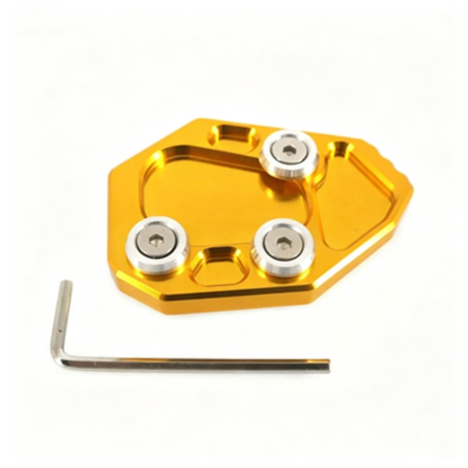 Extension béquille BMW S1000RR évite chutes sol meuble - 3