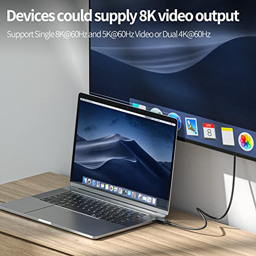 Fasgear Usb 4 Cable 8.2Ft Long 40Gbps Usb C To Type C Cable 8K@60Hz Video Usb-C Moniter Cable 100W Pd Fast Charging Compatible For Thunderbolt 4/3 Macbook Pro|Imac Mini|Display|Egpu Docking|Laptop #TOP2