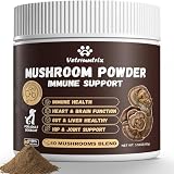 Vetriuntrix Organic Turkey Tail Mushroom for Dogs 100g - Over 50% Beta Glucan - 10-in-1 Mushroom Powder for Immune & Gut Support - Dog Mushroom Supplements for Lumps and Bumps - Chicken Flavor