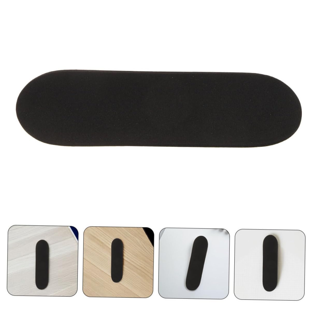 Vaguelly 5kawałki Sztuk Taśmy Antypoślizgowej Do Fingerboardu Łatwa Aplikacji z Materiału Pu Akcesoria Do Deskorolki Zapewniające Pewny Chwyt i Kontrolę