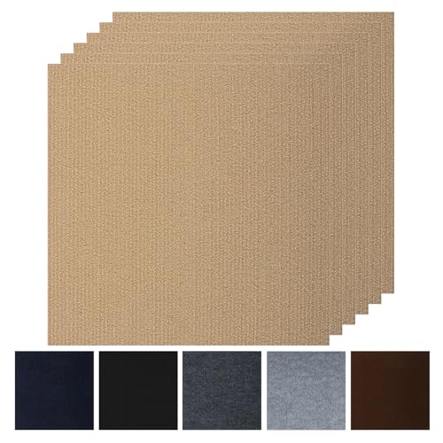 SOOKEA 10 Pack Carpet Squares - 24" X 24" Self Adhesive