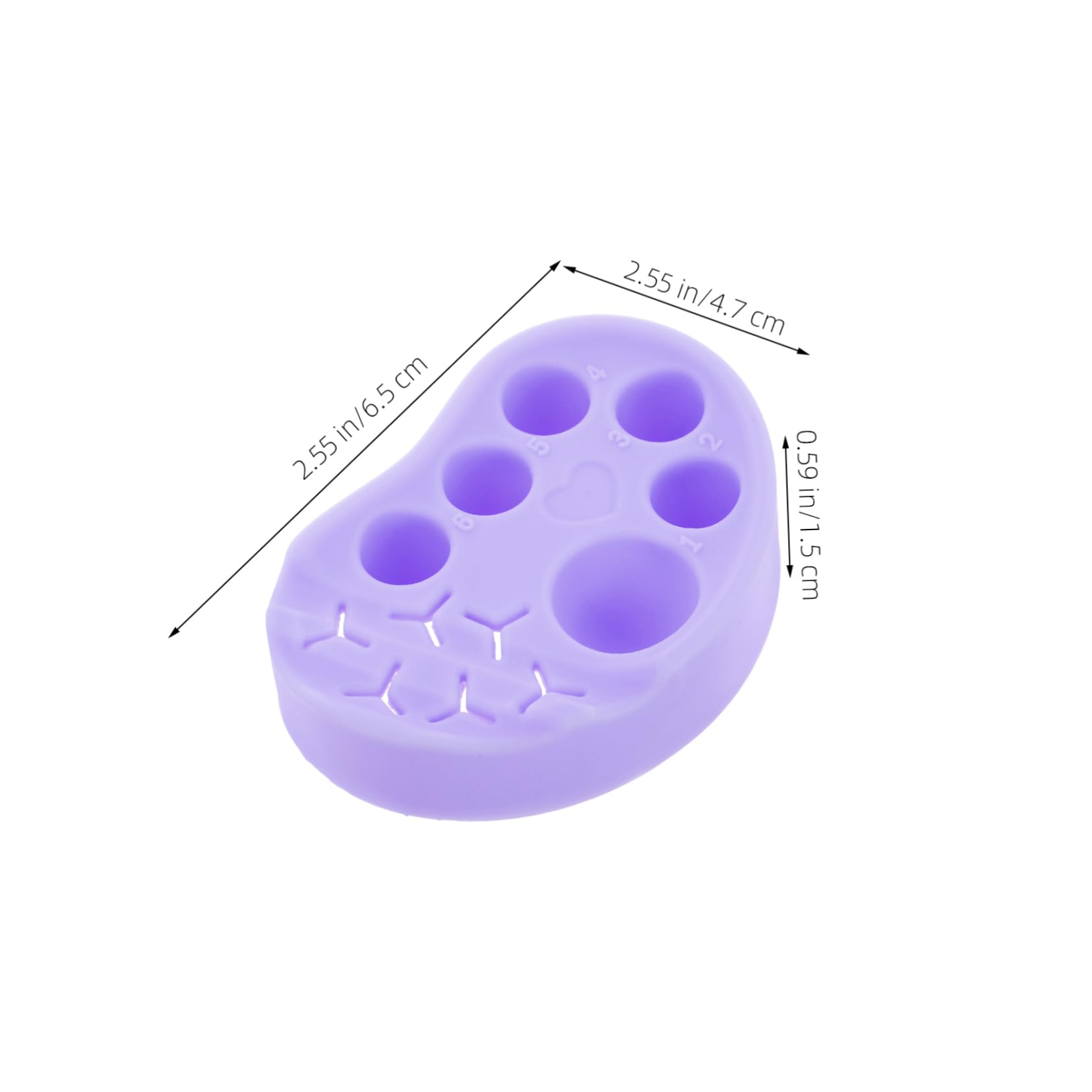 Mikinona Silicone Nail Art Palette Mixed Palette Nail Gel/polish for Makeup Artists