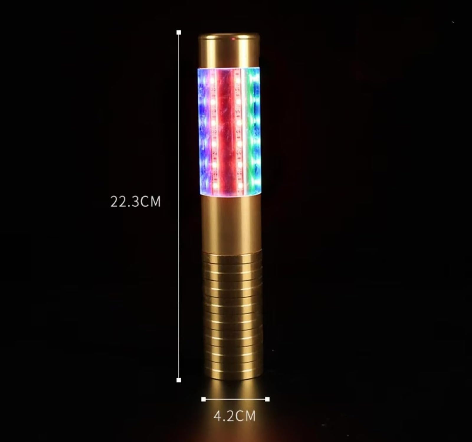 Set di 2 luci LED per bottiglie di champagne, per bottiglie di champagne, bastoncini stroboscopici, luminosi ricaricabili, illuminazione di servizio, per bar, club, feste, compleanni, matrimoni