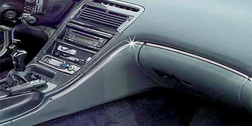 Miniatura 8 de COWLES Personalizado - Moldura corporal universal premium para todos los vehículos - Instalación fácil, acabado cromado, 14 pulgadas por 20 pies,