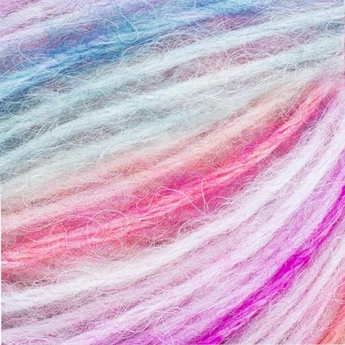 Image of Lion Brand Yarn, Scarfie Lite Crochet Yarn, Sunset, Multicolor, 3 Pack | Worsted Weight Acrylic Blend Knit & Crochet Fiber for Self-Striping Scarves, Colorful Cardigans, Chunky Blankets, Pastel Hats