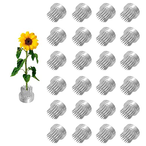 Kenzan Floral Frog 23mm/0.9inch Diameter Ikebana Flower Arranger Holder Stainless Steel Pin for Small Vase (24Pcs) by Eggone - Used condition - US$27.46