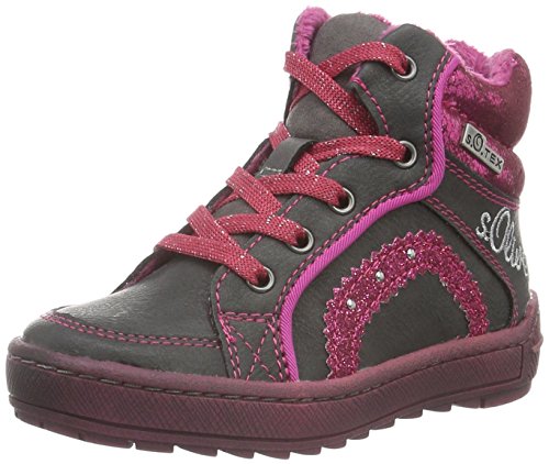 Baskets montantes s.Oliver 35213 fille résolvant le problème du maintien du pied
