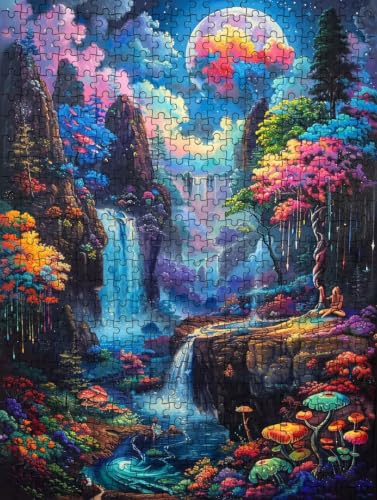 Rompecabezas adultos de bosque abstracto puzzle 2000 piezas juego familiar de mesa