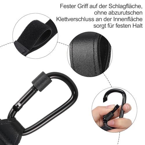 tao pipe 2 Stück Kinderwagen Haken für Wickeltaschen,Kinderwagenhaken Taschenhaken, Anhänger für Kinderwagen in Universeller Passform,Klettverschluss Kinderwagen Haken