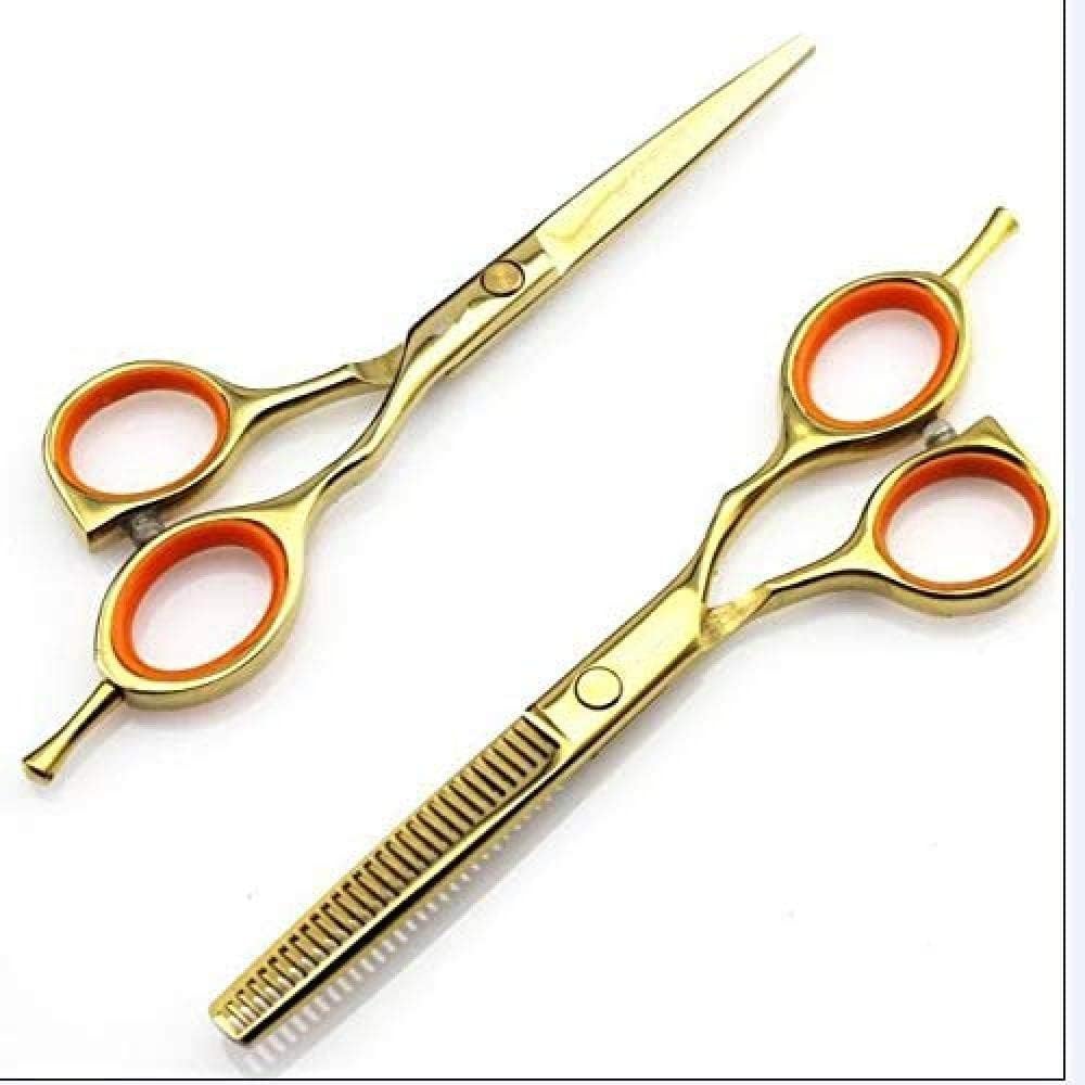 Barber scissors Hairdressing Scissors Set 6 Inch Professional Hair Thinning Shears Cutting for Men Women Kids Suitable for Barber/Hairdresser/Hair Salon/H