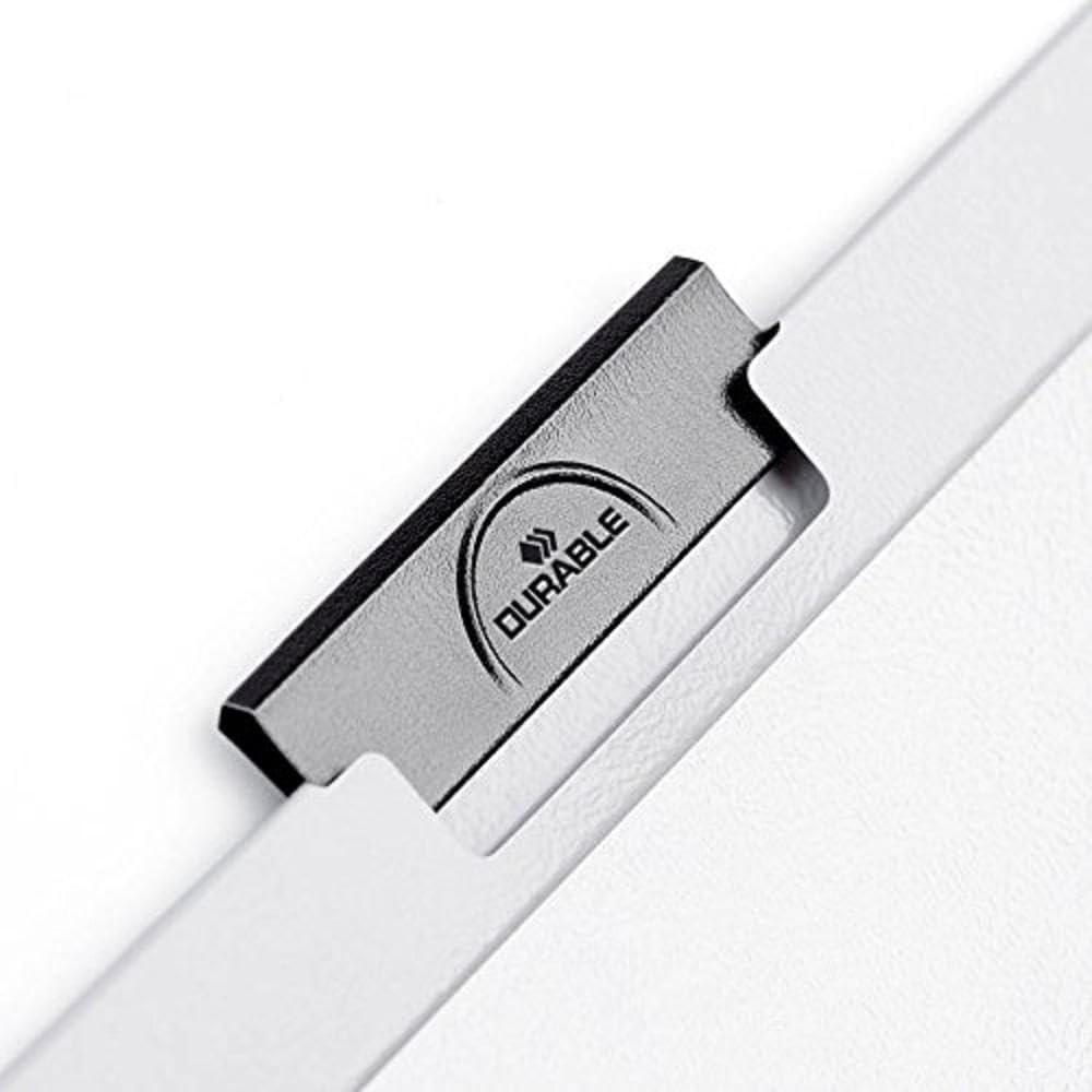 Durable 220901 Carpeta con clip Duraclip Original 60 (para 1-60 hojas de A4), 25 piezas, negro