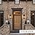 Darkaway Outdoor Sconce Lights Wall Light Fixtures, Exterior Porch Light Outdoor Sconce Anti-Rust Waterproof Aluminum Outside Light with Water Ripple Glass for Patio Yard Doorway Garage