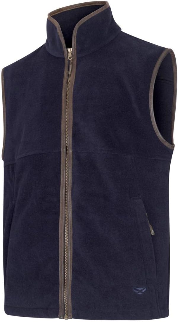 Hoggs of Fife Stenton Technical Fleece Gilet - Midnight Navy XXX-Large Blue