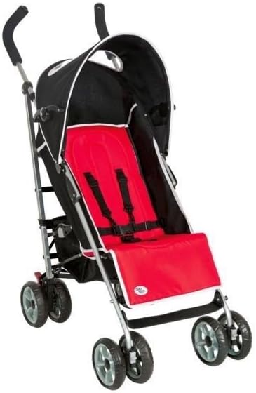Baby Relax Mikado Lightweight Baby Pushchair Red Grey Amazon Co Uk Baby Products