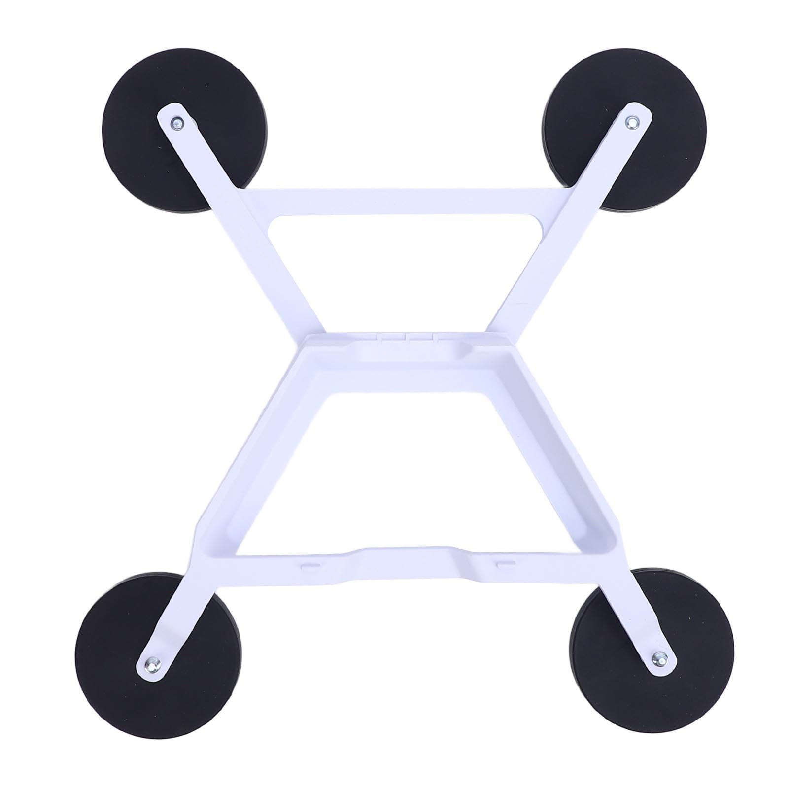 Qcwwy Staffa di Auto in Lega di Alluminio Bianco Robusto per Antenna Mini su Scala, Elevata capacità di Carico, Uso Versatile per Auto e