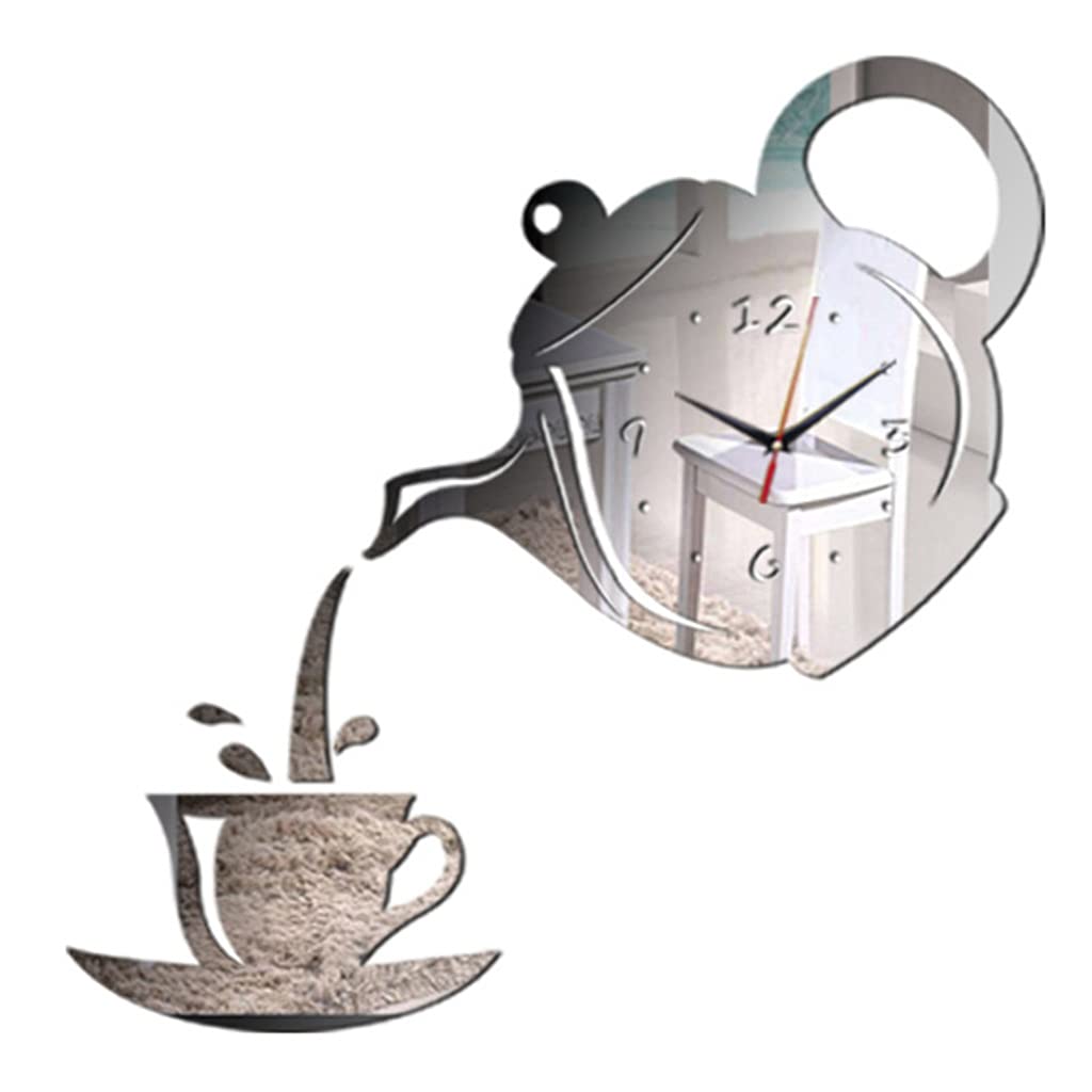 Horloge murale tasse 3D pour sublimer la décoration de votre salon