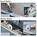 King&Charles Screen Repair Kit, Screen Roller Tool, Steel/Nylon Roller with Bear+8pcs Screen Clips+32ft Screen Spline+Removal Hook, 5 in 1 Window Screen Door Repair Kit,for Installing Door Window Mesh