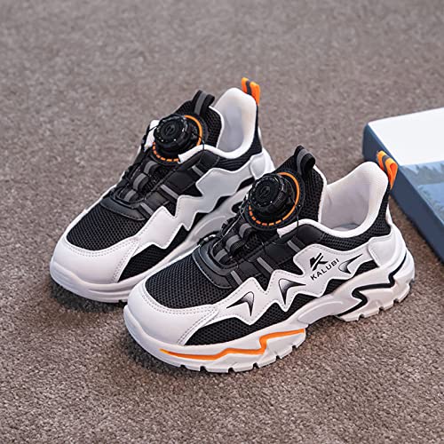 All Seasons Kids Sports Shoes with Upper Knob Girls Boys Running Shoes Flat Bottom Non Slip Elastic Band Shoes2