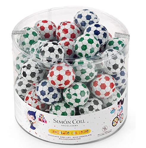 Set dulces | Caja con chocolates en forma de balón de futbol | Especiales para celebraciones