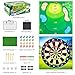 LYDARZ Battle Golf Game Set Chipping Game Practice Mat Games for Backyard Fun and Swing Training, Golf Hitting Mat Play for Golf Parties and Kids Family Activities Outdoor