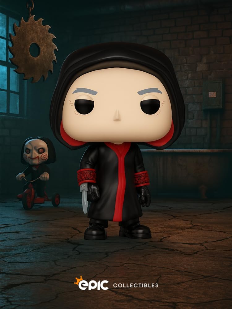 Epic Collectibles Pop Movies: Saw - Jigsaw Vinyl Figure Bundled with Box Protector Compatible for Funko
