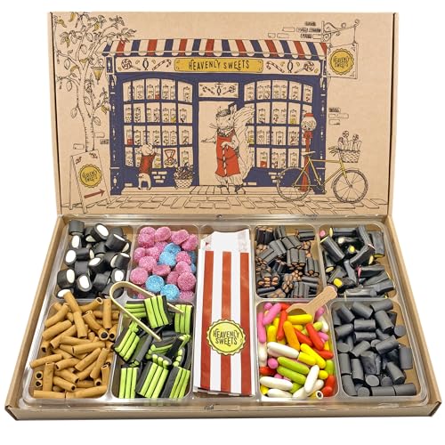 Heavenly Sweets Finnish Liquorice Gifting Collection XL 1.2kg Pick Mix Hamper Assortment | Premium Licorice Selection Gift for Birthday Easter Sharing