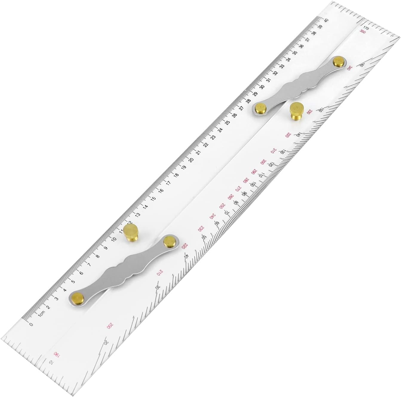 QWORK Marine Parallel Ruler for Nautical Charts and Mapping Points - 450MM