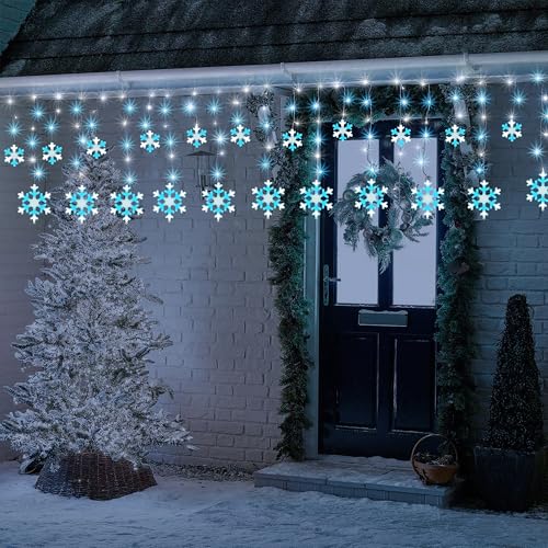 Luces navideñas copo de nieve Toodour 17.22 pies LED miniatura 7